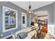 Cozy dining room near kitchen with sunlight streaming through window at 4916 Locklear Way, Marietta, GA 30066