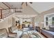 Open floor plan living room with staircase and kitchen view at 4916 Locklear Way, Marietta, GA 30066