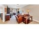 Spacious living room featuring a work area and comfortable seating at 4916 Locklear Way, Marietta, GA 30066
