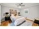 Bedroom features a ceiling fan and natural light at 215 Collum Nw St, Atlanta, GA 30314