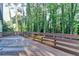 Large wooden deck perfect for entertaining or relaxing with nature views at 3253 Brookshire Way, Duluth, GA 30096