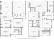 Detailed floor plan of the house highlighting the layout of each room and their dimensions at 489 Carter Se Ave, Atlanta, GA 30317