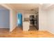 Kitchen featuring stainless steel appliances, granite countertops, and access to the dining area at 1941 Brian Way # 1941, Decatur, GA 30033