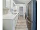 Kitchen with stainless steel appliances and light countertops, offering lots of space at 228 Roberts Trl, Locust Grove, GA 30248