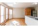 Sunny breakfast nook area off of the kitchen with hardwood floors and large windows with natural light at 752 Alison Jane Ne Ct, Kennesaw, GA 30144