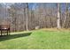 Expansive green lawn with trees in the background at 76 Riverbend Trl, Douglasville, GA 30134