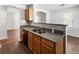 Kitchen featuring granite countertops and stainless steel sink at 900 Oakhill Sw Ave, Atlanta, GA 30310