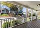 View from covered front porch, showcasing neighborhood homes at 900 Oakhill Sw Ave, Atlanta, GA 30310