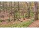 Secluded backyard firepit area offers a peaceful outdoor retreat at 106 Maple St, Roswell, GA 30075