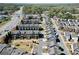 Wide aerial shot featuring a neighborhood with well-kept homes, green spaces, and convenient access to roadways at 3022 Hartford Mill, Duluth, GA 30097