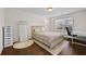 Bedroom with a queen sized bed, a desk, a floor mirror and dresser at 3022 Hartford Mill, Duluth, GA 30097