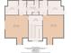 Upstairs floor plan with three bedrooms, two walk-in-closets and a full bath at 4720 Timberland Sw Dr, Mableton, GA 30126