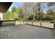 An expansive wooden deck in the backyard provides great outdoor living space, perfect for entertaining or relaxation at 801 Arbor Hill Dr, Stone Mountain, GA 30088