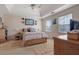 Cozy bedroom with a vaulted ceiling, comfortable bed, and two windows that let in lots of natural light at 962 Cove Lake Ct, Lawrenceville, GA 30045