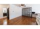 Open loft space with hardwood floors, large closet, leading to full bath at 1221 Caroline Ne St # 201, Atlanta, GA 30307