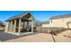 Outdoor picnic shelter with picnic table, surrounded by a landscaped area with split-rail fence at 58 Black Gum Ln # 47, Auburn, GA 30011