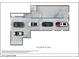 Detailed floor plan of garage with bath and space for multiple cars and showing dimensions at 417 Lynne Cir, Alpharetta, GA 30009