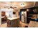 Bright kitchen with stainless steel appliances and an island that has butcher block on top at 3874 Carriage Sw Ln, Conyers, GA 30094