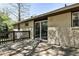 Enjoy outdoor living with a wooden deck off the brick home at 3427 Springlake Dr, Decatur, GA 30032