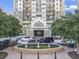 Park Towers entrance featuring a fountain and landscaped grounds at 799 Hammond Dr # 205, Sandy Springs, GA 30328