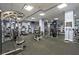 This property includes a fully equipped gym with modern machines and ample space at 799 Hammond Dr # 205, Sandy Springs, GA 30328