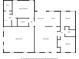 Layout of the home showing primary bedroom, dining area, living room, and other areas at 138 Rutledge Rd, Temple, GA 30179