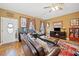 Comfortable living room with hardwood floors, plush seating, and ample space for entertaining at 138 Rutledge Rd, Temple, GA 30179
