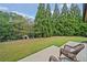 Expansive backyard with mature trees and landscaping at 3124 Bentgrass Ln, Kennesaw, GA 30144