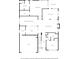 Detailed floor plan showcasing the layout of the home's main level, including bedrooms, kitchen, and living spaces at 3124 Bentgrass Ln, Kennesaw, GA 30144