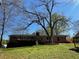 This backyard has a deck, a lush lawn, and mature trees at 445 Royal Oaks Ter, Stone Mountain, GA 30087