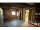 This unfinished basement has plenty of room for storage or to be converted into living space at 445 Royal Oaks Ter, Stone Mountain, GA 30087
