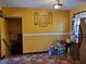 Dining room with stairs to the basement at 198 Lexington Ct, Riverdale, GA 30274