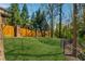 The fenced-in backyard is perfect for enjoying a relaxing day at 3235 Roswell Ne Rd # 421, Atlanta, GA 30305
