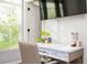 Cozy office nook featuring a modern desk with storage, decor, and ample natural light at 1112 Park S Row, Atlanta, GA 30312