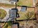 Birds eye view of house, backyard and guest house shows layout of property at 6370 Boca Grande Blvd, Forest Park, GA 30297