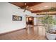 Sunroom with tile flooring and entry into the main house via french doors at 2115 Hawthorne Pt, Marietta, GA 30062