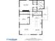Upstairs floor plan showcasing the primary bedroom, bedrooms, kitchen, and living spaces with dimensions at 175 Holly Nw Rd, Atlanta, GA 30314
