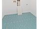 Laundry area showcasing unique turquoise-patterned tile flooring, offering both style and functionality at 175 Holly Nw Rd, Atlanta, GA 30314