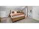 Bedroom featuring a comfortable double bed, carpeting, and neutral paint at 570 Glen Eagles Se Cir, Marietta, GA 30067