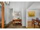 Bright foyer with stone flooring and decorative table, offering a welcoming entrance at 570 Glen Eagles Se Cir, Marietta, GA 30067