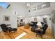 Bright living room with hardwood floors, large windows, and an open layout at 570 Glen Eagles Se Cir, Marietta, GA 30067