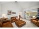 Cozy living room features vaulted ceilings, neutral decor, and plentiful natural light at 570 Glen Eagles Se Cir, Marietta, GA 30067
