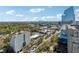 Beautiful aerial view of the cityscape and lush green surroundings on a clear day, showing off the property's location at 3324 Peachtree Ne Rd # 2808, Atlanta, GA 30326