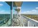 Relaxing balcony features city views, stylish seating, and an open space for outdoor enjoyment at 3324 Peachtree Ne Rd # 2808, Atlanta, GA 30326