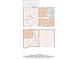Detailed floor plan showcasing layout of the house with dimensions for rooms and areas at 416 Delane Dr, Dallas, GA 30157