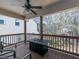 Relaxing outdoor patio with a cozy fire pit and comfortable seating, surrounded by nature at 134 Edinburgh Dr, Canton, GA 30115
