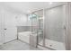 This bathroom features a separate soaking tub and a shower with glass enclosure at 3505 Aqua Point Pl, Cumming, GA 30041