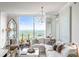 Bright living room featuring floor-to-ceiling windows offering stunning views, plus modern decor at 3630 Peachtree Ne Rd # 2009, Atlanta, GA 30326