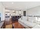 Well-equipped kitchen featuring stainless steel appliances, sleek countertops, and stylish bar seating at 5910 Bond St # 401, Cumming, GA 30040