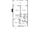 Detailed floor plan of the home's layout and dimensions at 109 Willowick Dr # 109, Lithonia, GA 30038